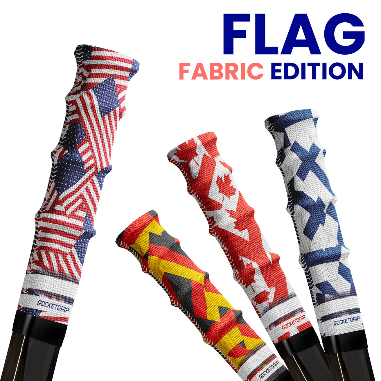 Flag Fabric Hockey Grips