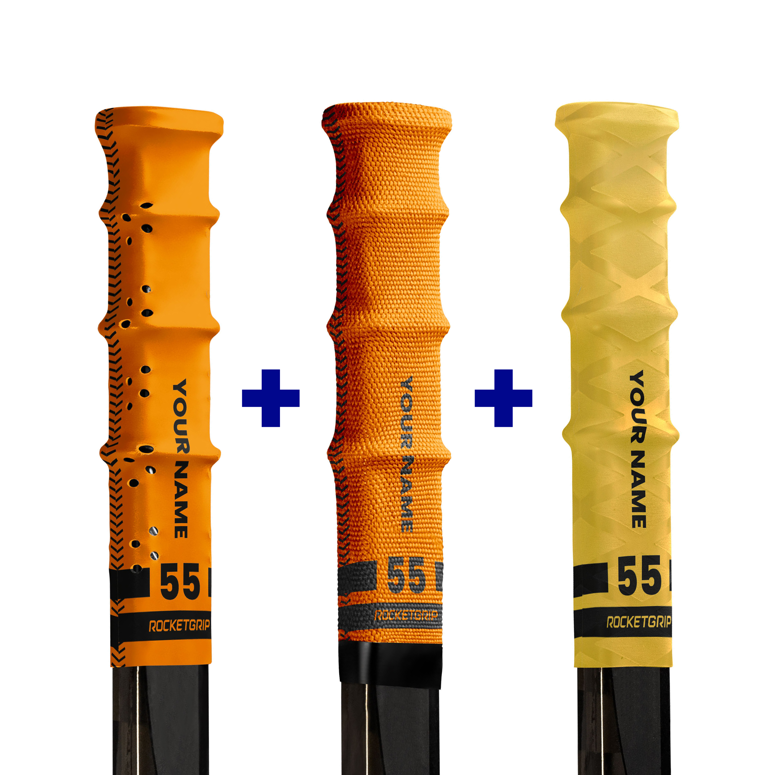 Starter-Pack Color Hockey Grips (3-pack) + Tackifier