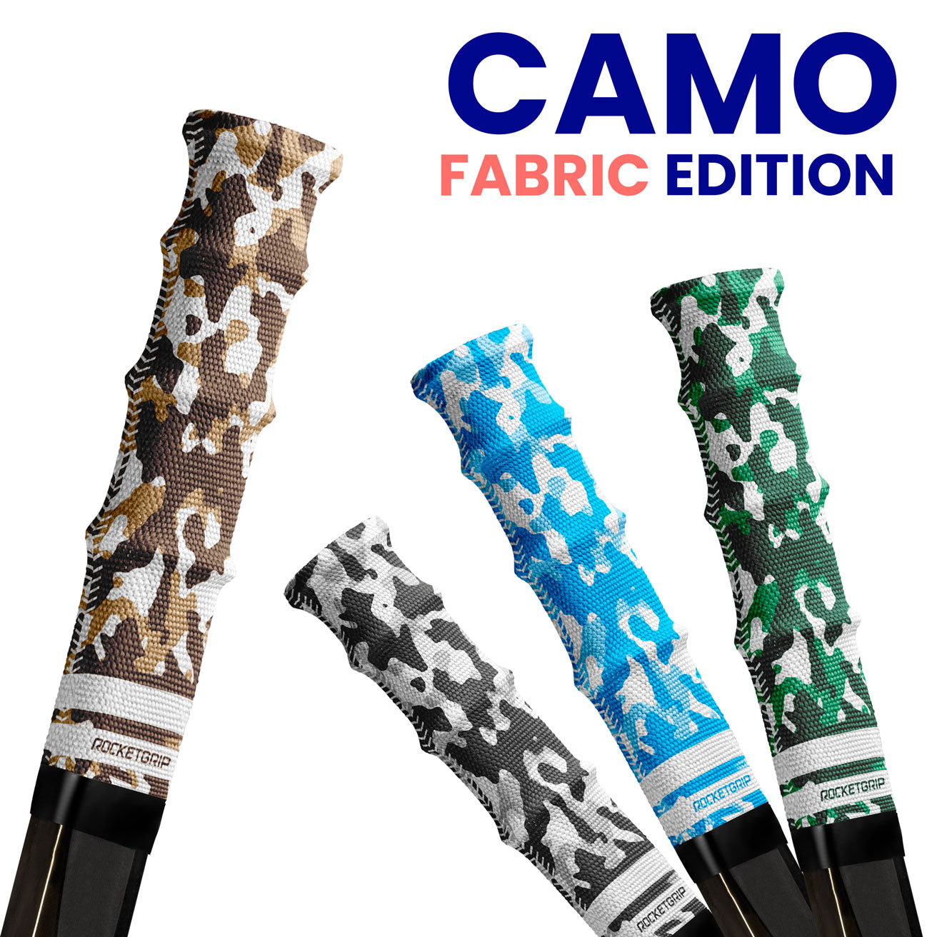 Camo Fabric Hockey Grips