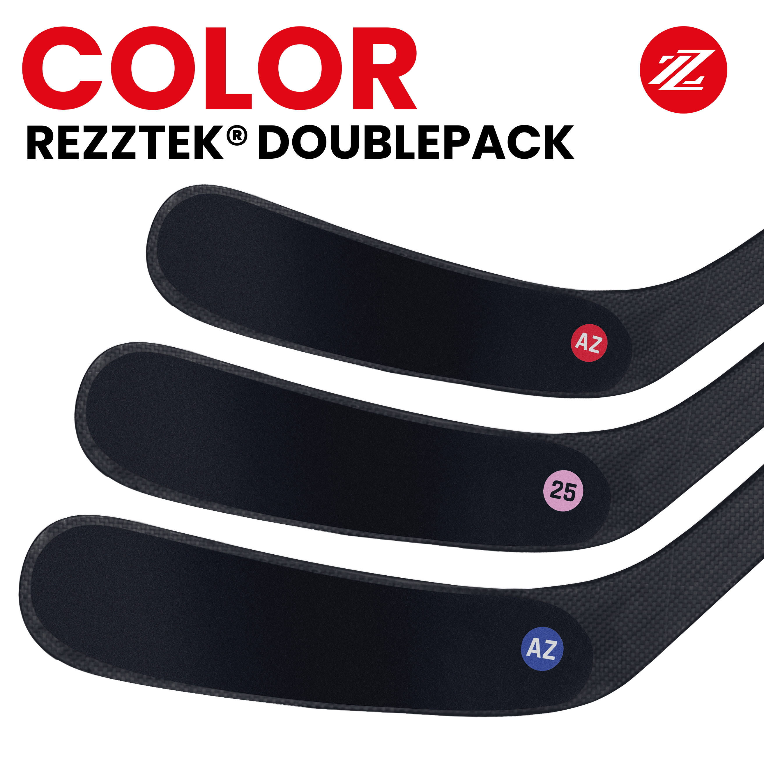 Color Rezztek® Doublepack Blade Grip