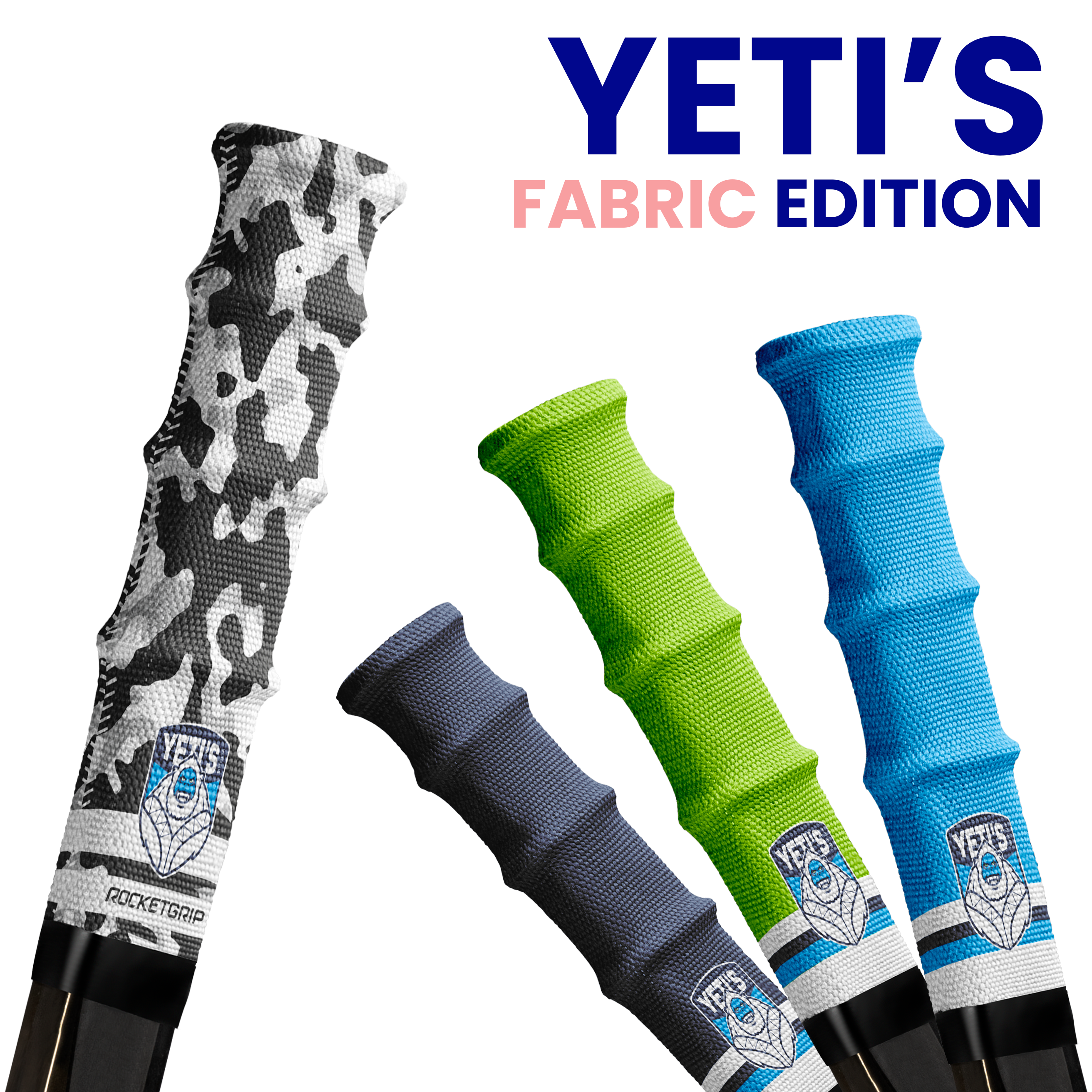 Team Yeti's Fabric Hockey Grips